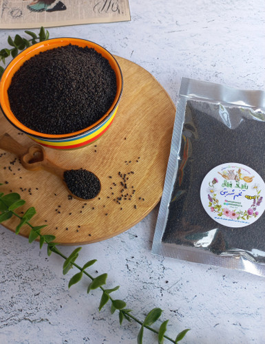 تخم شربتی درشت پاک شده بسته ۱۰۰ گرم